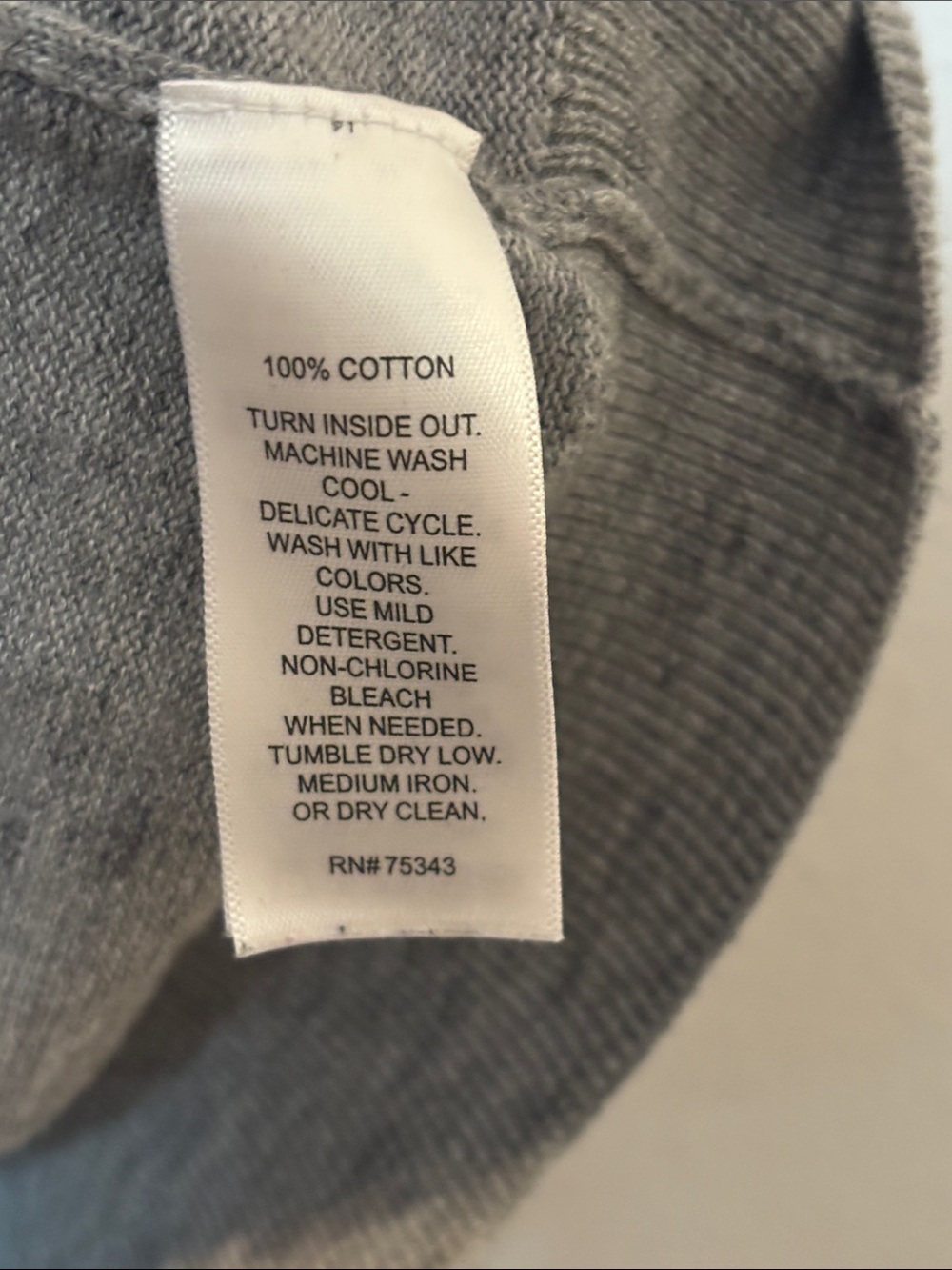Art of Rhetoric Grey Quarter-Zip Sweater - Picture 3 of 4